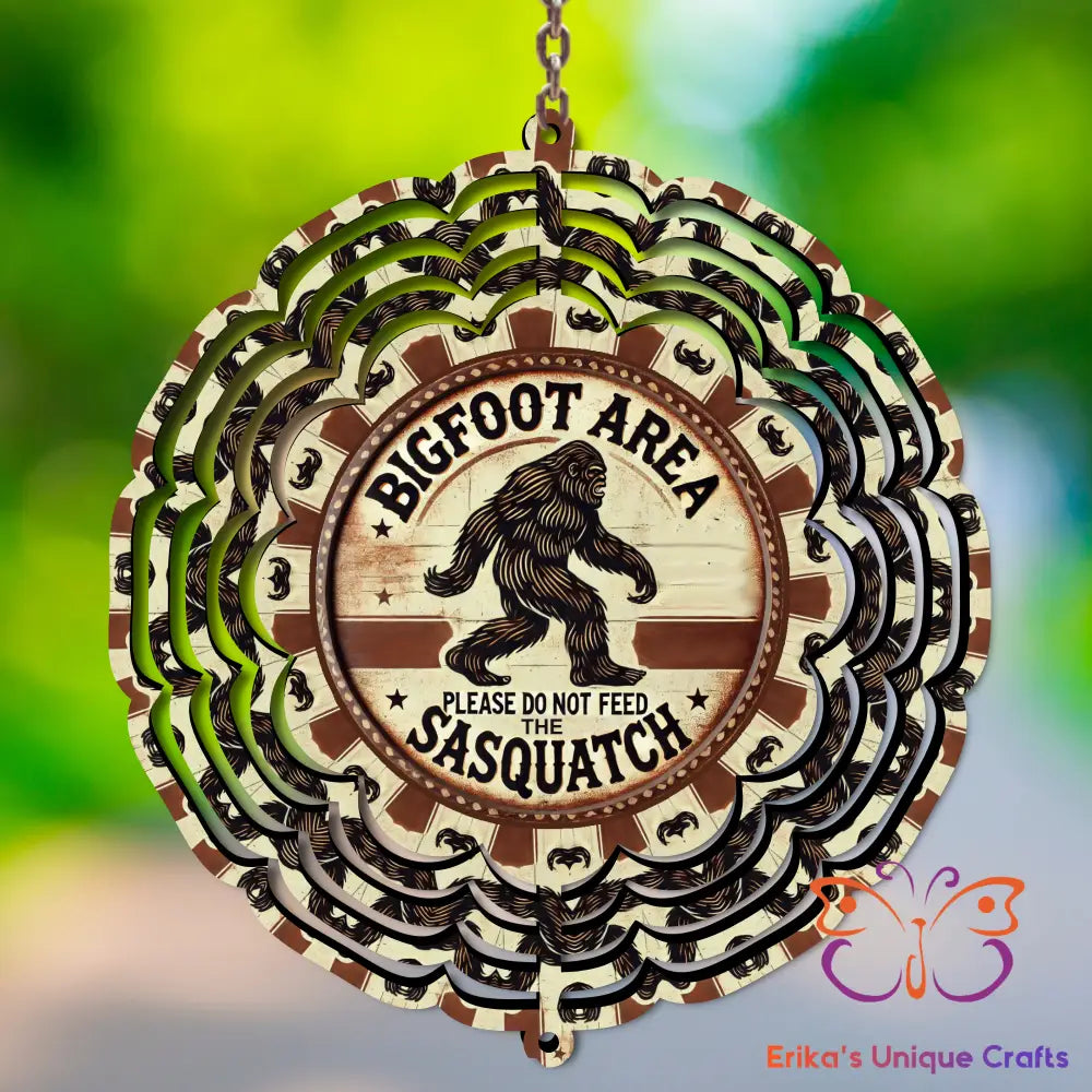 Bigfoot Area Wind Spinner Wind Spinner