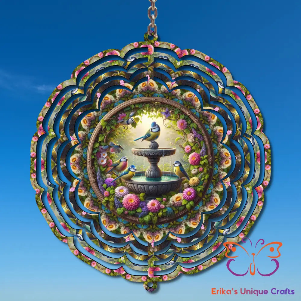 Birdbath Wind Spinner Wind Spinner