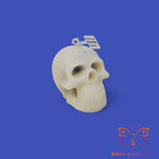 Bleeding Skull Candles Blue Raspberry Candy/White & Blue Candles
