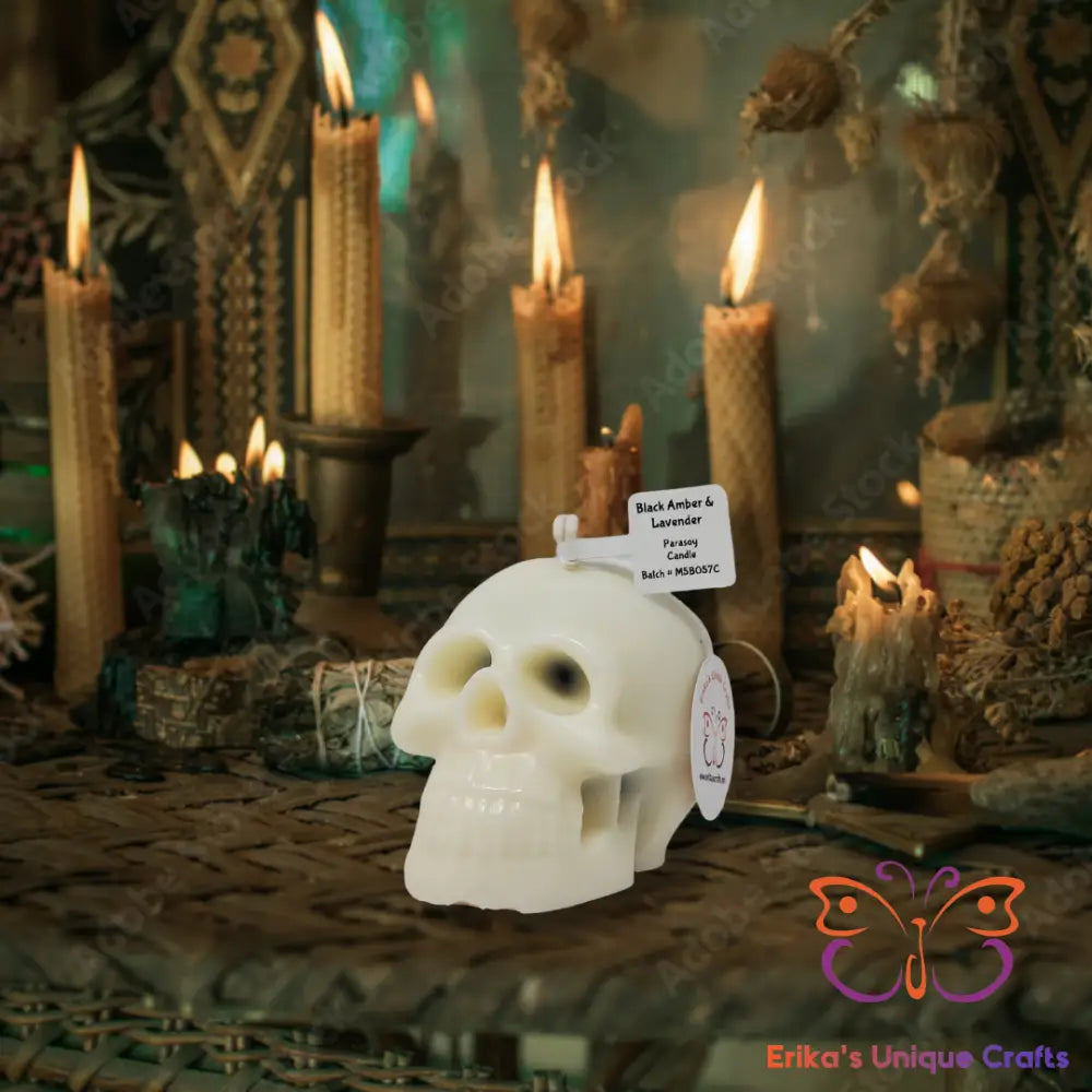 Bleeding Skull Candles Frankincense & Myrrh Candles