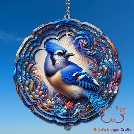 Bluejay Wind Spinner Wind Spinner