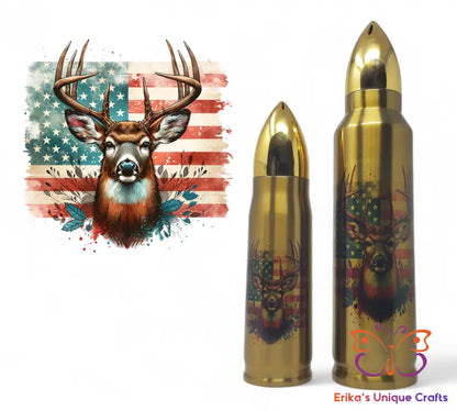 Buck Flag Color Splash Bullet Thermos Bullet Thermos