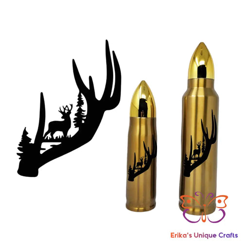 Buck on Antler Bullet Thermos Bullet Thermos