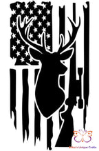 Buck Rifle Flag Bullet Thermos Tumbler Bullet Thermos