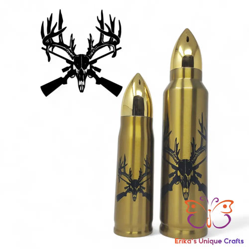 Buck Skull X Bones Bullet Thermos Bullet Thermos