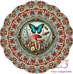 Butterflies and Mushrooms Wind Spinner Wind Spinner
