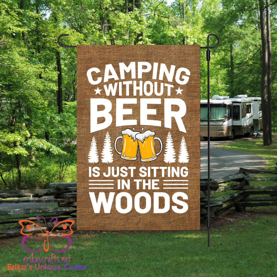 Camping without Beer Garden Flag