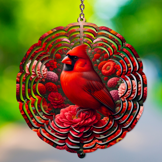 Cardinal Wind Spinner