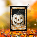 White Pumpkin  Garden Flag
