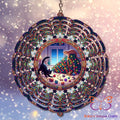 Christmas Tree Cats Wind Spinner Wind Spinner
