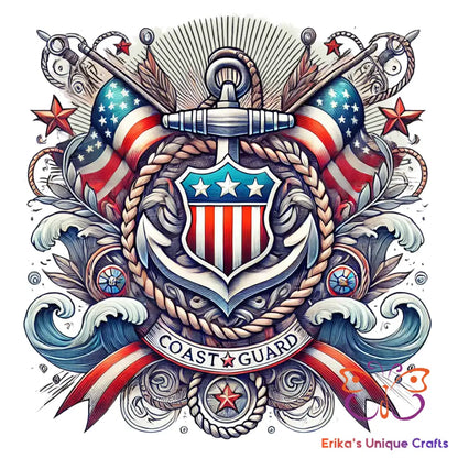 Coast Guard Cutter Insignia Bullet Thermos Tumbler Bullet Thermos