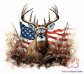 Color Buck and Flag Bullet Thermos Tumbler Bullet Thermos