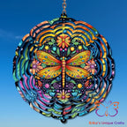 Colorful Dragonfly Wind Spinner Wind Spinner