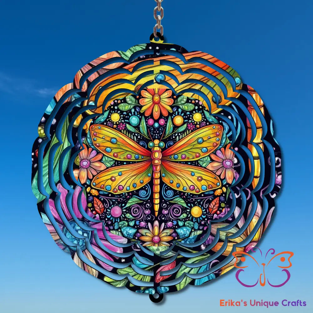 Colorful Dragonfly Wind Spinner Wind Spinner