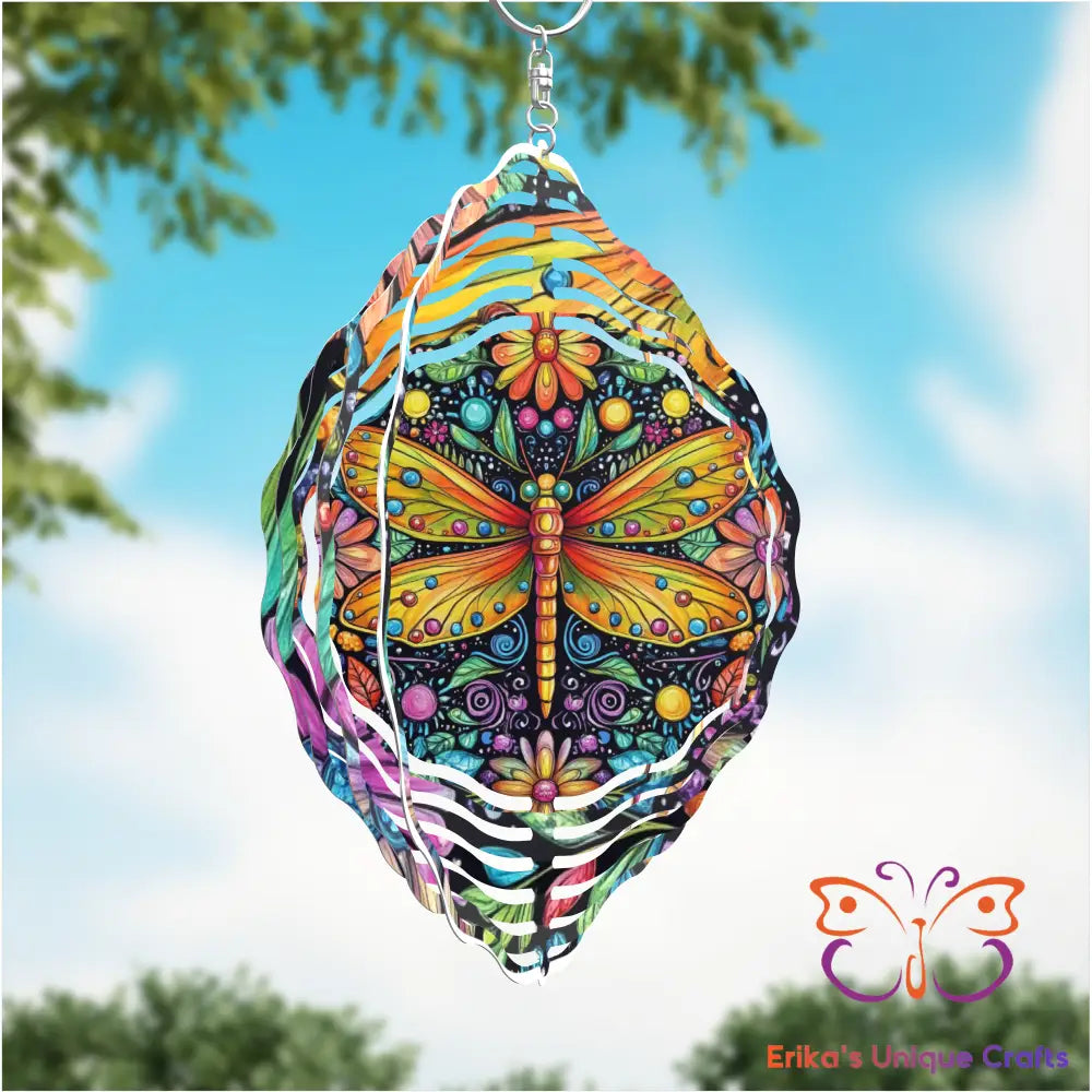 Colorful Dragonfly Wind Spinner Wind Spinner
