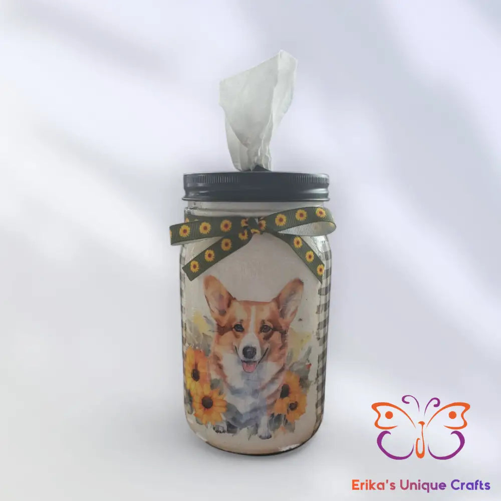 Corgi Mason Jar Mason Jar