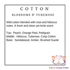 Cotton Blossom Tuberose Gel Air Freshener Gel Air Freshener