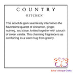 Country Kitchen Wax Melt Jar Wax Melt Jar