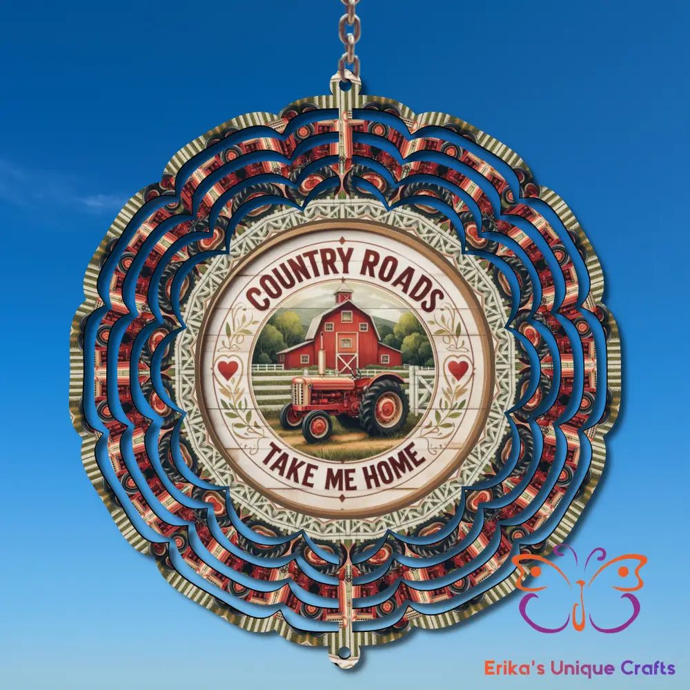 Country Roads Wind Spinner Wind Spinner