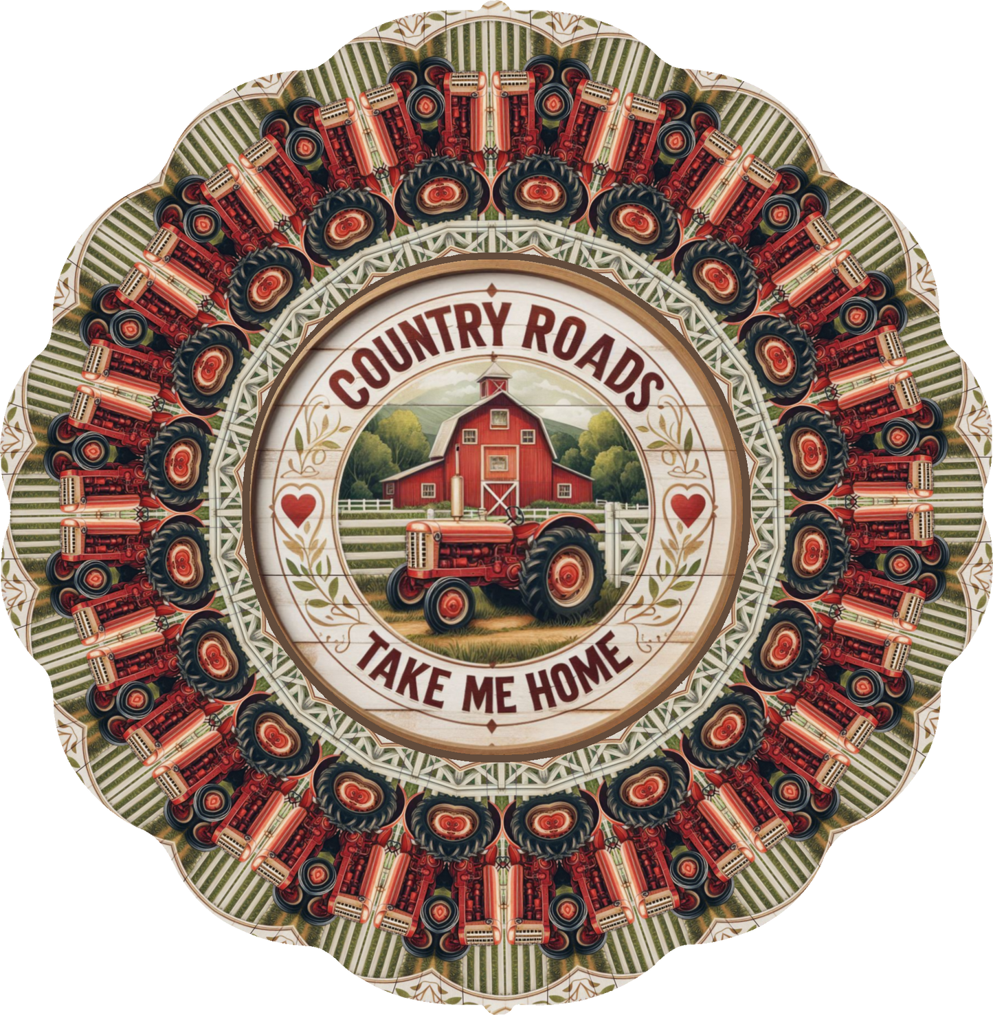 Country Roads Wind Spinner