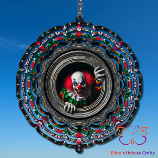 Creepy Crawling Clown Wind Spinner Wind Spinner
