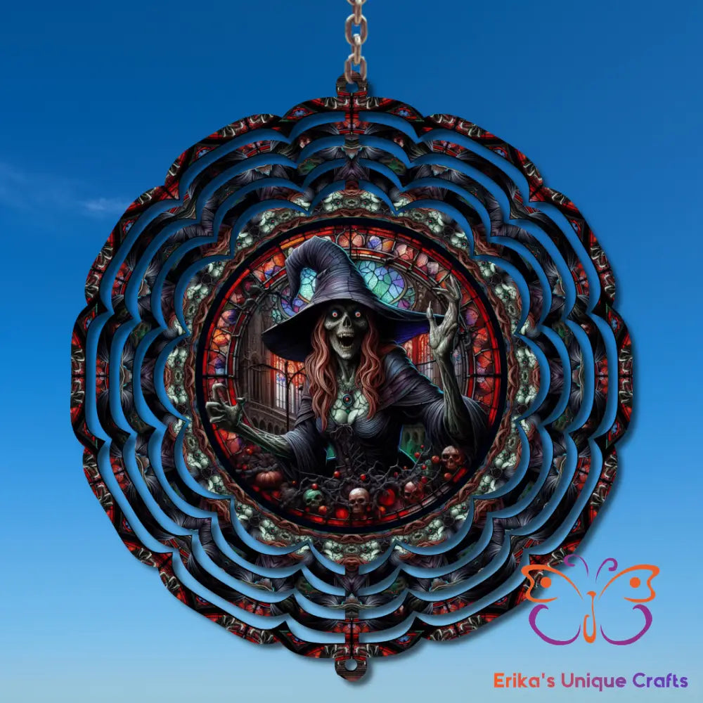 Creepy Witch Wind Spinner Wind Spinner