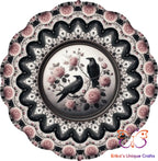 Crow in Roses Wind Spinner Wind Spinner