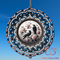 Crow in Roses Wind Spinner Wind Spinner