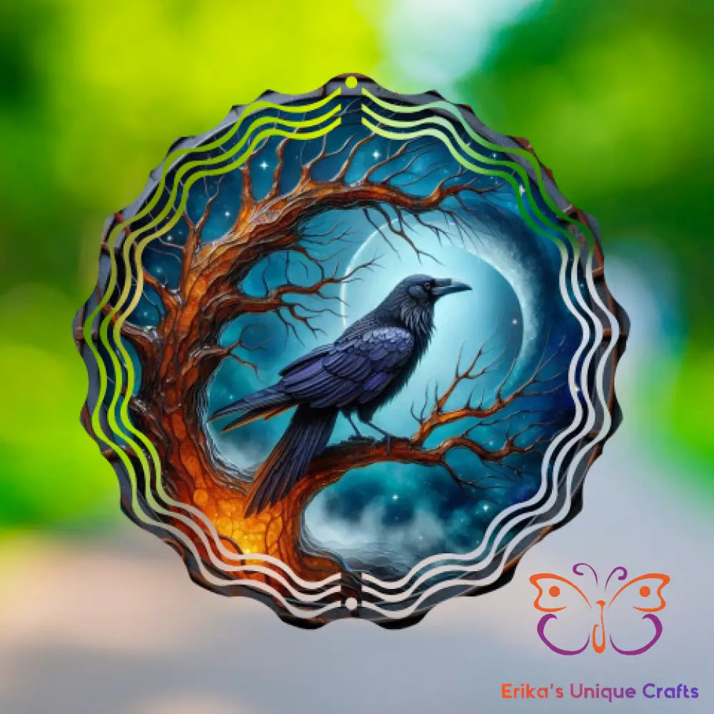 Crow Wind Spinner Wind Spinner