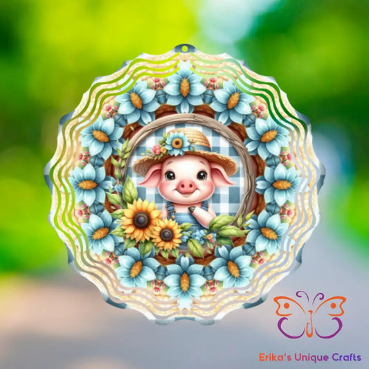 Cute Pig Wind Spinner Wind Spinner