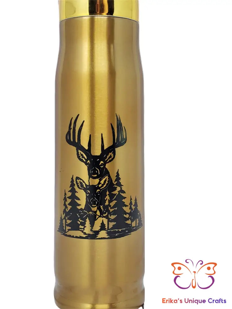 Deer Family 17 Oz Bullet Thermos - Erikas Crafts