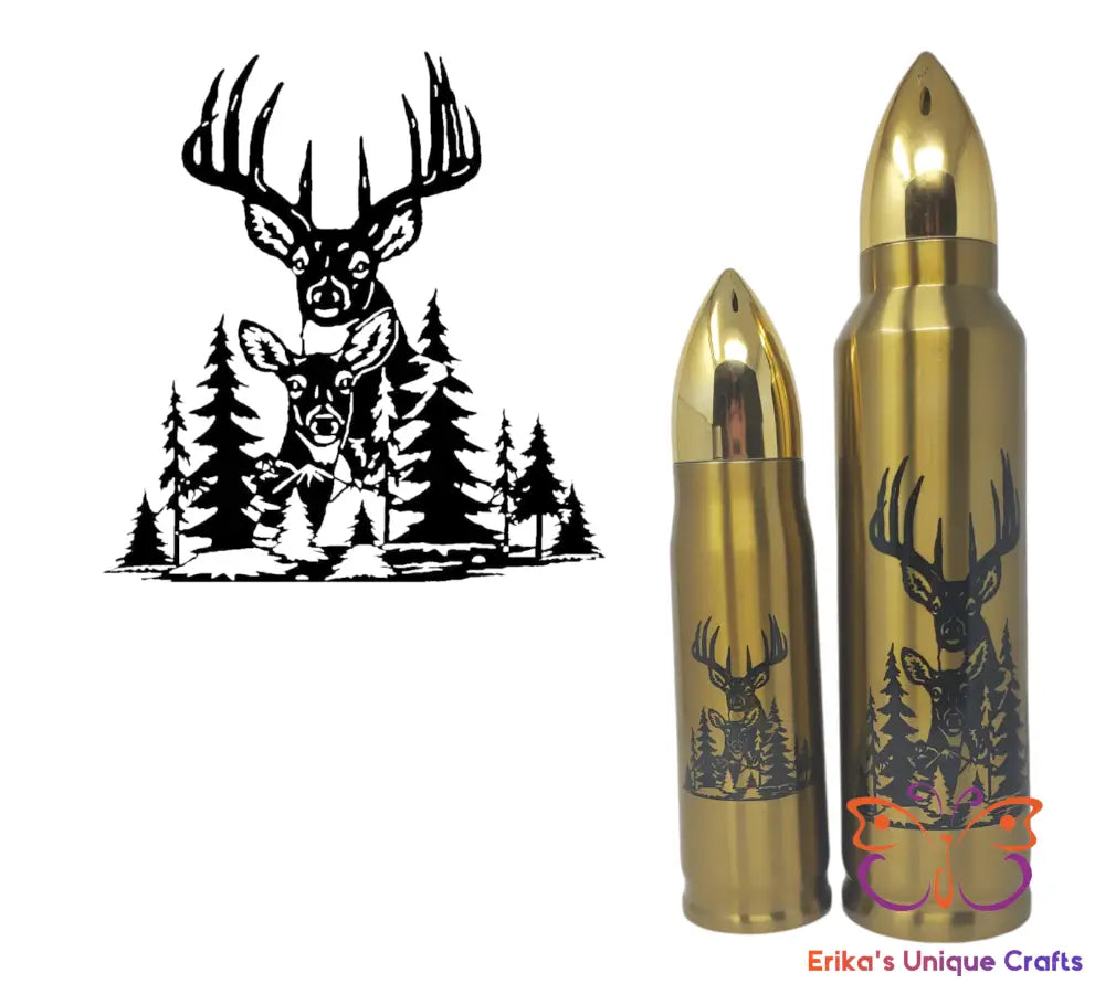 Deer Family Bullet Thermos Bullet Thermos
