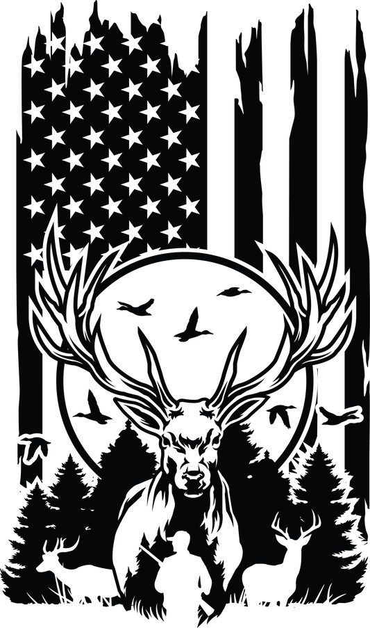 Hunter US Flag Bullet Thermos