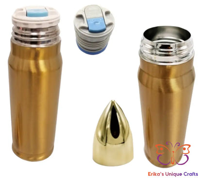 Don't Tread On Me  Bullet Thermos - Erikas Crafts