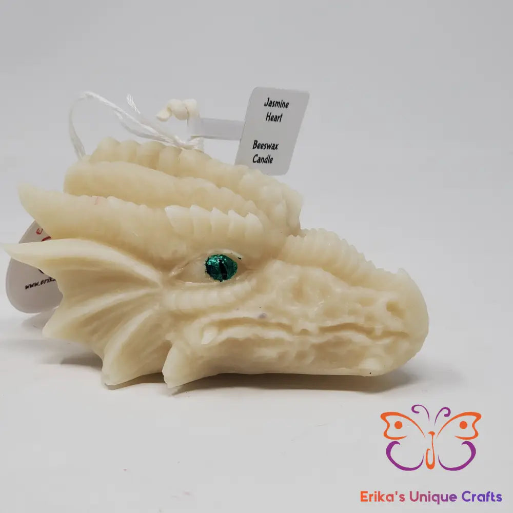 Dragon Head Candles Jasmin Heart / Beeswax Candles
