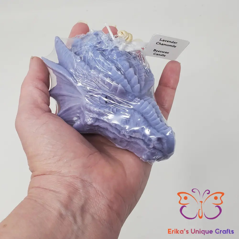 Dragon Head Candles Lavender Chamomile / Beeswax Candles