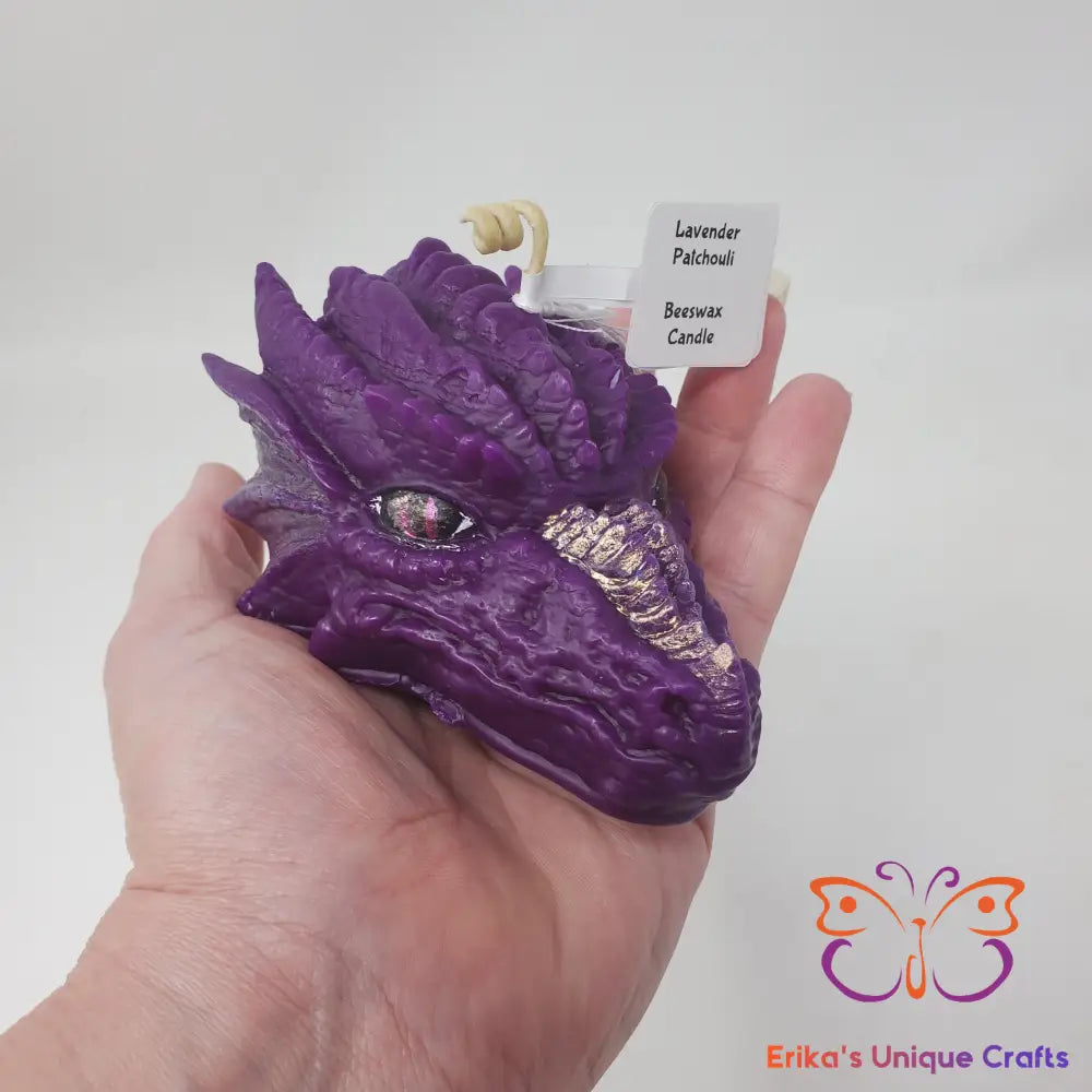 Dragon Head Candles Lavender Patchouli / Beeswax Candles