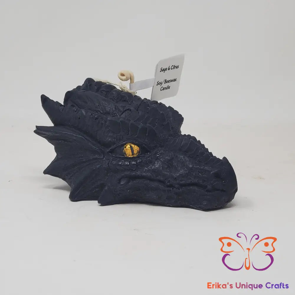 Dragon Head Candles Sage & Citrus / Soy Beeswax Candles