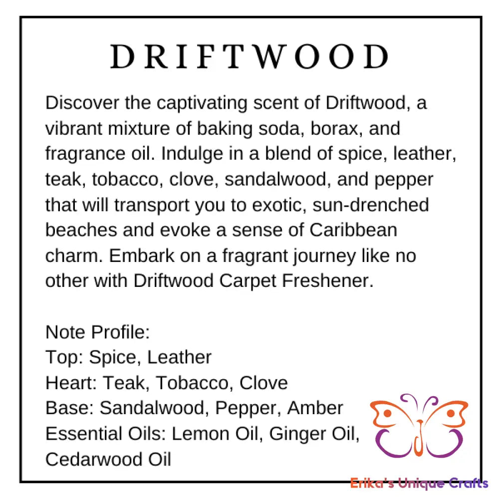 Driftwood Carpet Freshener Carpet Freshener