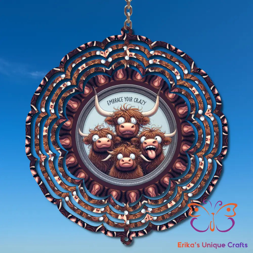 Embrace You Crazy Wind Spinner Wind Spinner