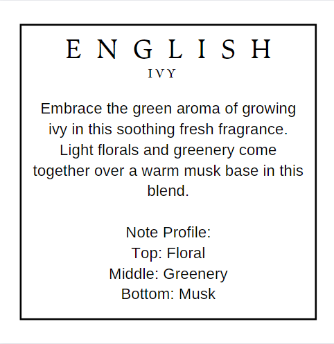 English Ivy