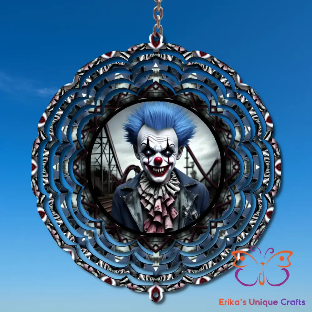 Evil Clown Wind Spinner Wind Spinner
