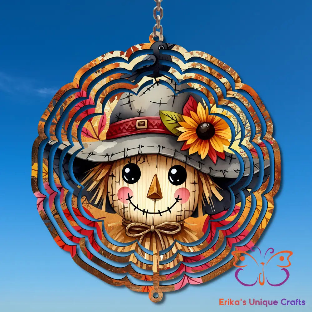 Fall Scarecrow Wind Spinner Wind Spinner