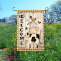 Primitive Farm Animals Garden Flag - Garden Flag