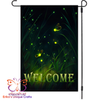 Fireflies Garden Flag