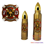 Fire Dept Maltese Cross Bullet Thermos Bullet Thermos