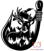 Fish Hook Buck & Duck Bullet Thermos Tumbler Bullet Thermos