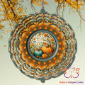 Floral Pumpkins Wind Spinner Wind Spinner
