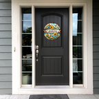 Floral Country Welcome Door Sign