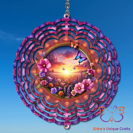 Flower Field Wind Spinne Wind Spinner